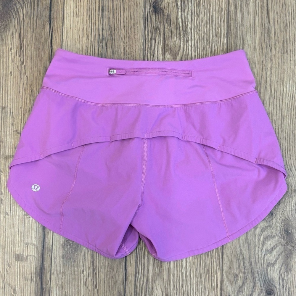 Lululemon Speed Up Shorts 4" In Magenta Glow Size 2 Tall